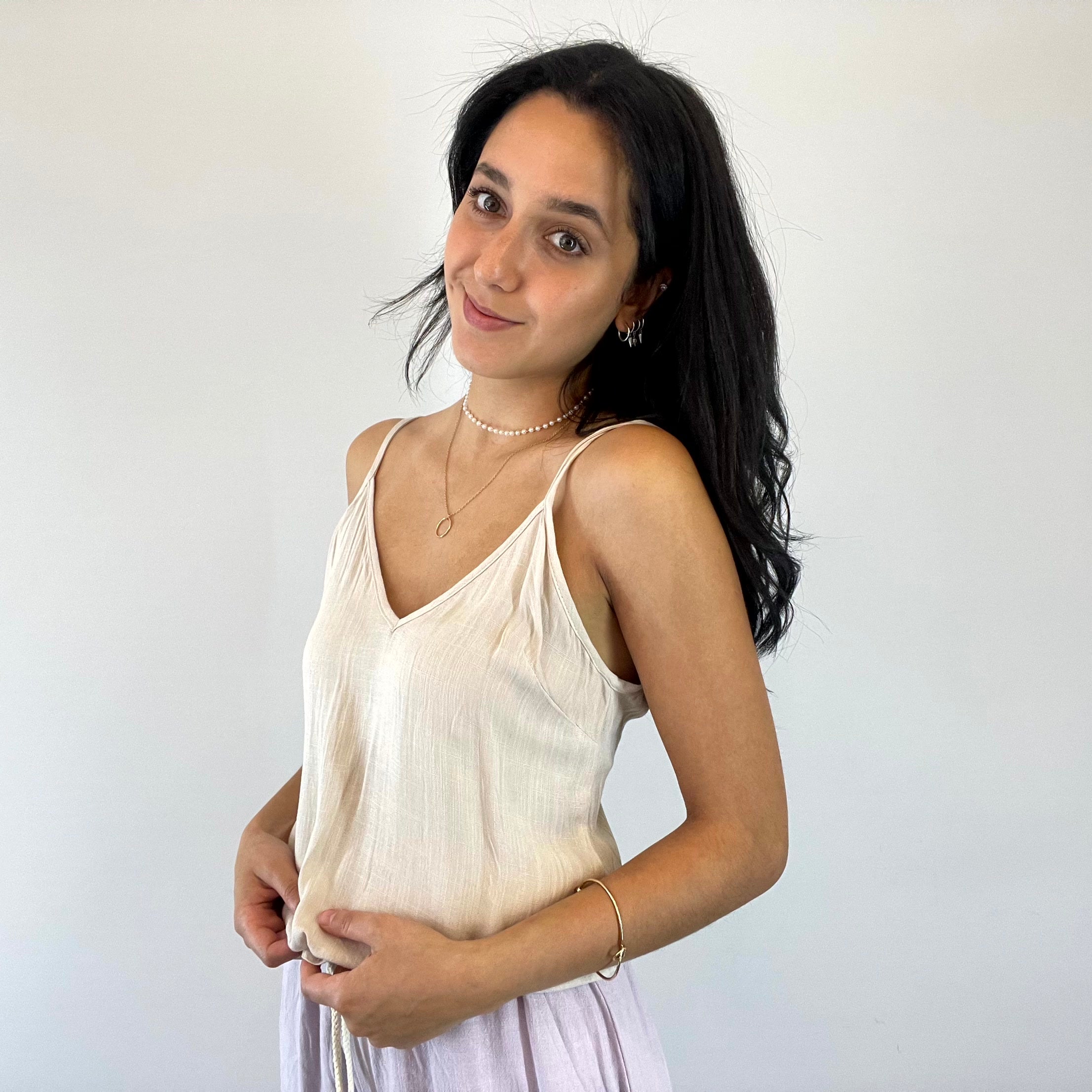 The San Diego Linen Cami